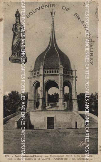 Cartes postales anciennes > CARTES POSTALES > carte postale ancienne > cartes-postales-ancienne.com Bretagne Morbihan Sainte Anne d'Auray