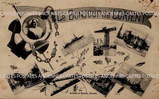 Cartes postales anciennes > CARTES POSTALES > carte postale ancienne > cartes-postales-ancienne.com Bretagne Lorient