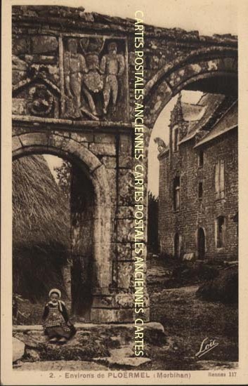 Cartes postales anciennes > CARTES POSTALES > carte postale ancienne > cartes-postales-ancienne.com Bretagne Ploermel