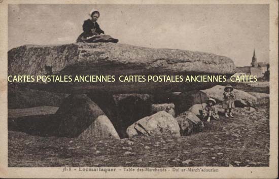 Cartes postales anciennes > CARTES POSTALES > carte postale ancienne > cartes-postales-ancienne.com Bretagne Locmariaquer