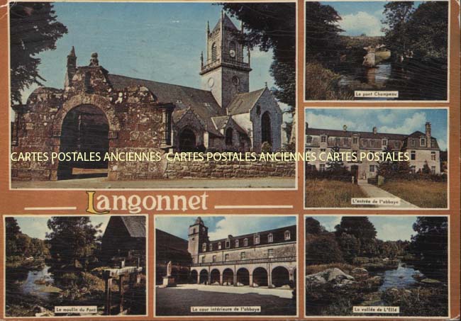 Cartes postales anciennes > CARTES POSTALES > carte postale ancienne > cartes-postales-ancienne.com Bretagne Morbihan Langonnet