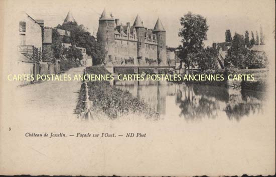 Cartes postales anciennes > CARTES POSTALES > carte postale ancienne > cartes-postales-ancienne.com Bretagne Josselin
