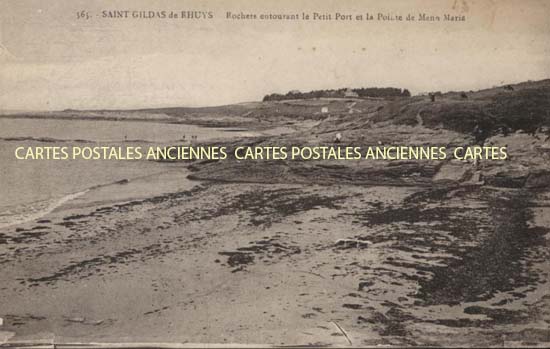 Cartes postales anciennes > CARTES POSTALES > carte postale ancienne > cartes-postales-ancienne.com Bretagne Morbihan Saint Gildas De Rhuys