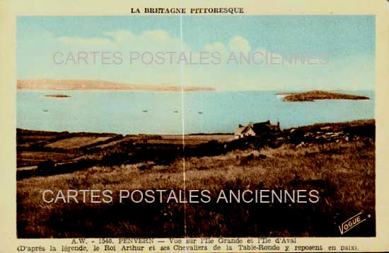 Cartes postales anciennes > CARTES POSTALES > carte postale ancienne > cartes-postales-ancienne.com Bretagne Morbihan Persquen