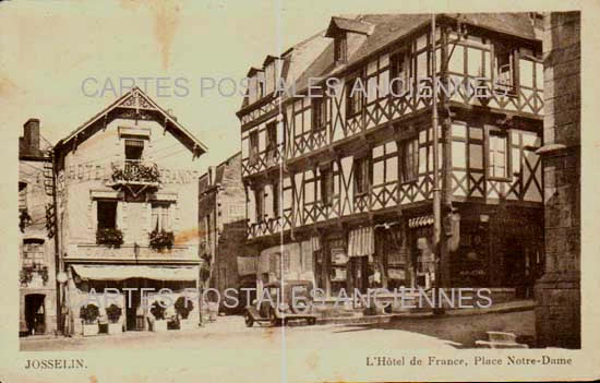 Cartes postales anciennes > CARTES POSTALES > carte postale ancienne > cartes-postales-ancienne.com Bretagne Josselin