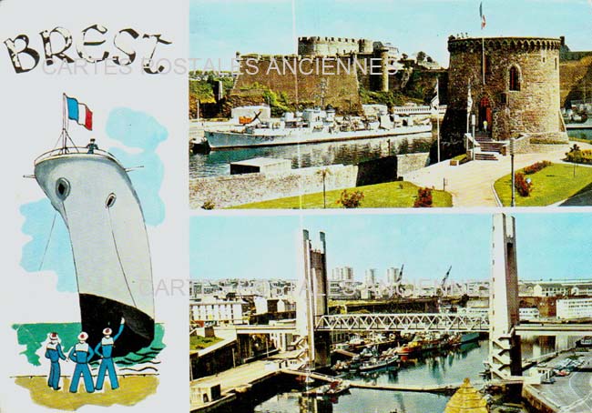 Cartes postales anciennes > CARTES POSTALES > carte postale ancienne > cartes-postales-ancienne.com Bretagne Finistere Brest