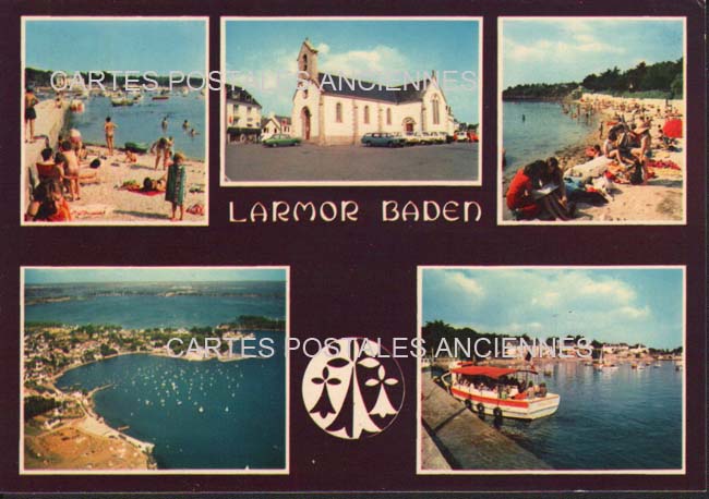 Cartes postales anciennes > CARTES POSTALES > carte postale ancienne > cartes-postales-ancienne.com Bretagne Morbihan Larmor Baden