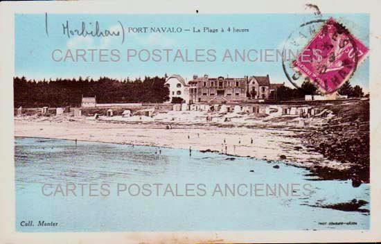 Cartes postales anciennes > CARTES POSTALES > carte postale ancienne > cartes-postales-ancienne.com Bretagne Morbihan Port Navalo