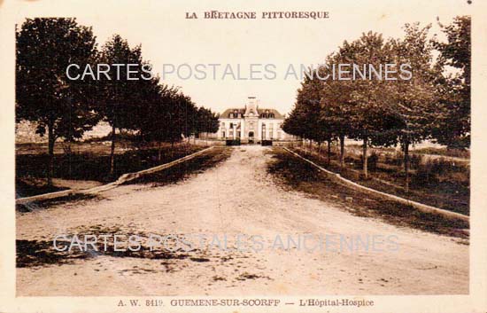 Cartes postales anciennes > CARTES POSTALES > carte postale ancienne > cartes-postales-ancienne.com Bretagne Morbihan Guemene Sur Scorff