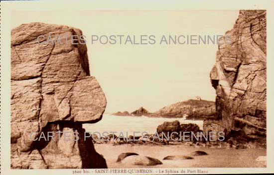 Cartes postales anciennes > CARTES POSTALES > carte postale ancienne > cartes-postales-ancienne.com Bretagne Morbihan Saint Pierre Quiberon