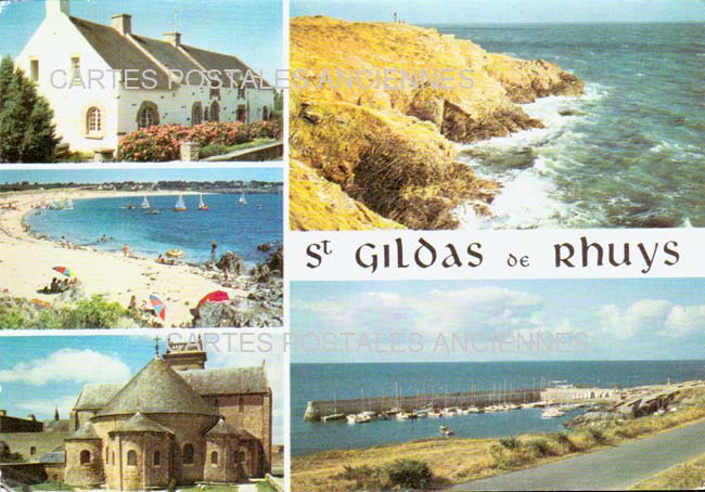 Cartes postales anciennes > CARTES POSTALES > carte postale ancienne > cartes-postales-ancienne.com Bretagne Morbihan Saint Gildas De Rhuys