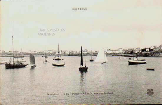 Cartes postales anciennes > CARTES POSTALES > carte postale ancienne > cartes-postales-ancienne.com Bretagne Port Navalo