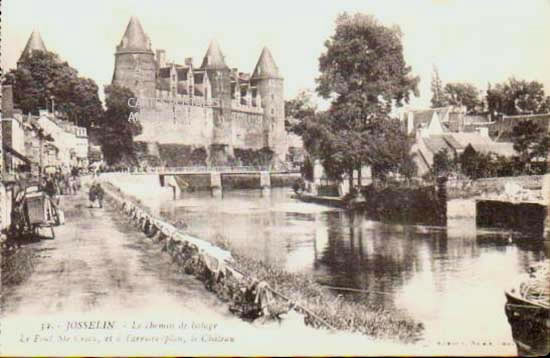 Cartes postales anciennes > CARTES POSTALES > carte postale ancienne > cartes-postales-ancienne.com Bretagne Morbihan Josselin