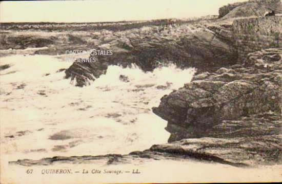 Cartes postales anciennes > CARTES POSTALES > carte postale ancienne > cartes-postales-ancienne.com Bretagne Morbihan Quiberon