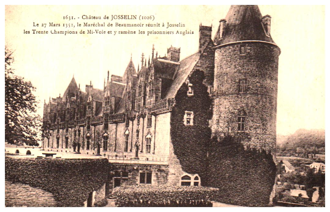 Cartes postales anciennes > CARTES POSTALES > carte postale ancienne > cartes-postales-ancienne.com Morbihan 56 Josselin
