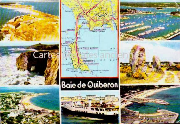 Cartes postales anciennes > CARTES POSTALES > carte postale ancienne > cartes-postales-ancienne.com Bretagne Morbihan Quiberon