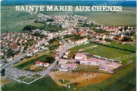 Cartes postales anciennes > CARTES POSTALES > carte postale ancienne > cartes-postales-ancienne.com Grand est Sainte Marie Aux Chenes