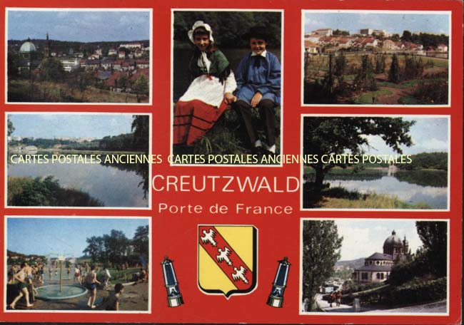 Cartes postales anciennes > CARTES POSTALES > carte postale ancienne > cartes-postales-ancienne.com Grand est Moselle Creutzwald