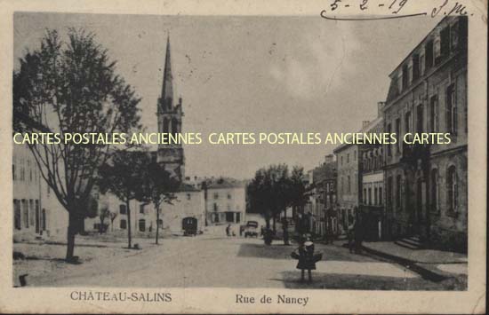 Cartes postales anciennes > CARTES POSTALES > carte postale ancienne > cartes-postales-ancienne.com Grand est Moselle Chateau Salins