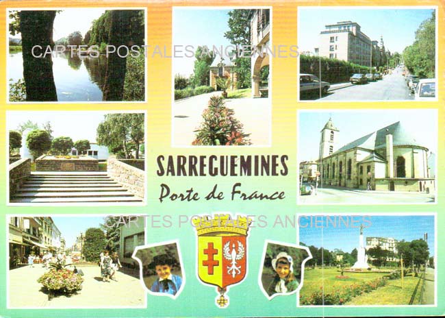 Cartes postales anciennes > CARTES POSTALES > carte postale ancienne > cartes-postales-ancienne.com Grand est Moselle Sarreguemines