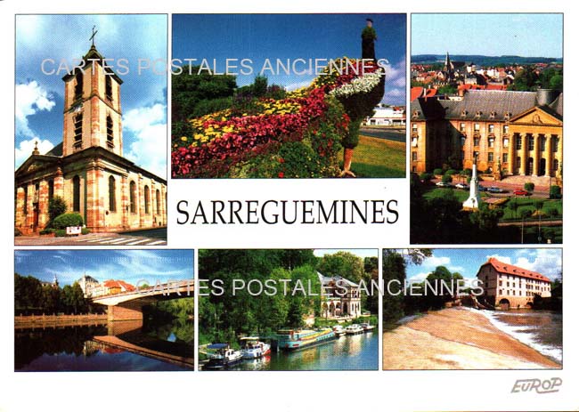 Cartes postales anciennes > CARTES POSTALES > carte postale ancienne > cartes-postales-ancienne.com Grand est Moselle Sarreguemines