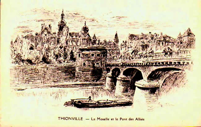 Cartes postales anciennes > CARTES POSTALES > carte postale ancienne > cartes-postales-ancienne.com Illustrateur Thionville