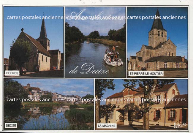 Cartes postales anciennes > CARTES POSTALES > carte postale ancienne > cartes-postales-ancienne.com Bourgogne franche comte Nievre La Machine