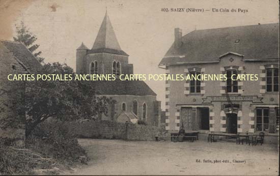 Cartes postales anciennes > CARTES POSTALES > carte postale ancienne > cartes-postales-ancienne.com Bourgogne franche comte Nievre Saizy
