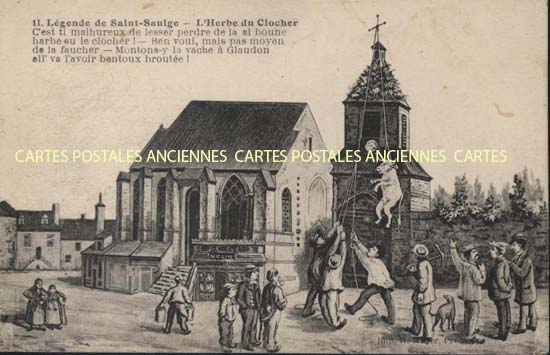 Cartes postales anciennes > CARTES POSTALES > carte postale ancienne > cartes-postales-ancienne.com Bourgogne franche comte Nievre Saint Saulge