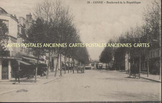 Cartes postales anciennes > CARTES POSTALES > carte postale ancienne > cartes-postales-ancienne.com Bourgogne franche comte Nievre Cosne Cours Sur Loire