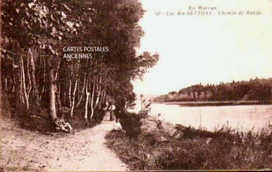 Cartes postales anciennes > CARTES POSTALES > carte postale ancienne > cartes-postales-ancienne.com Bourgogne franche comte Nievre Montsauche Les Settons