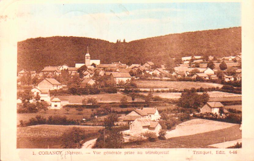 Cartes postales anciennes > CARTES POSTALES > carte postale ancienne > cartes-postales-ancienne.com Bourgogne franche comte Nievre Corancy