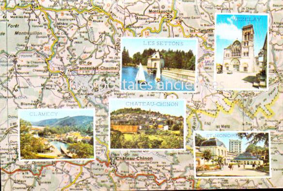 Cartes postales anciennes > CARTES POSTALES > carte postale ancienne > cartes-postales-ancienne.com Bourgogne franche comte Nievre Montsauche Les Settons