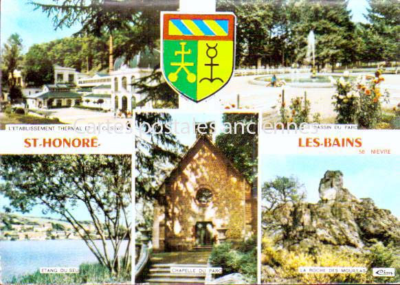 Cartes postales anciennes > CARTES POSTALES > carte postale ancienne > cartes-postales-ancienne.com Bourgogne franche comte Nievre Saint Honore Les Bains