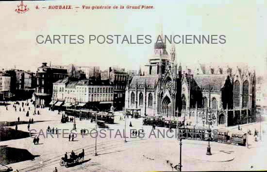 Cartes postales anciennes > CARTES POSTALES > carte postale ancienne > cartes-postales-ancienne.com Hauts de france Nord Roubaix