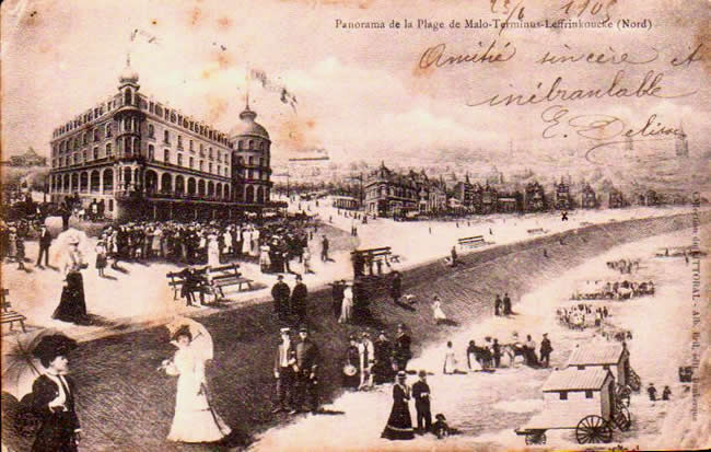 Cartes postales anciennes > CARTES POSTALES > carte postale ancienne > cartes-postales-ancienne.com Hauts de france Nord Malo Les Bains