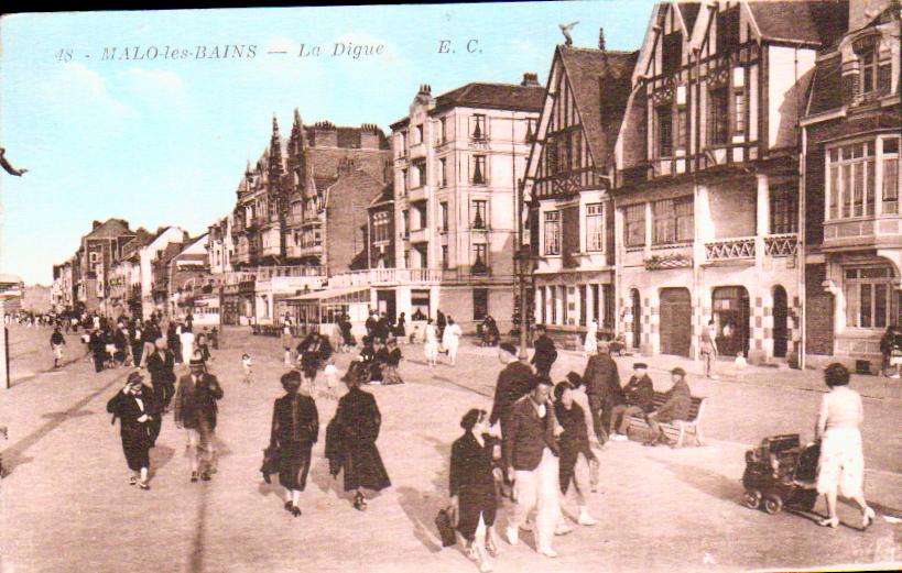 Cartes postales anciennes > CARTES POSTALES > carte postale ancienne > cartes-postales-ancienne.com Hauts de france Nord Malo Les Bains