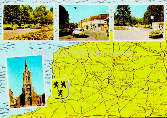 Cartes postales anciennes > CARTES POSTALES > carte postale ancienne > cartes-postales-ancienne.com Hauts de france Nord Halluin