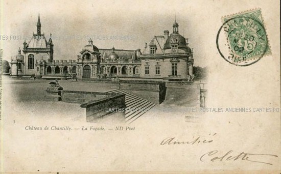 Cartes postales anciennes > CARTES POSTALES > carte postale ancienne > cartes-postales-ancienne.com Oise  Chantilly