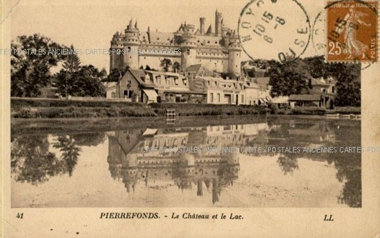 Cartes postales anciennes > CARTES POSTALES > carte postale ancienne > cartes-postales-ancienne.com Oise  Pierrefonds