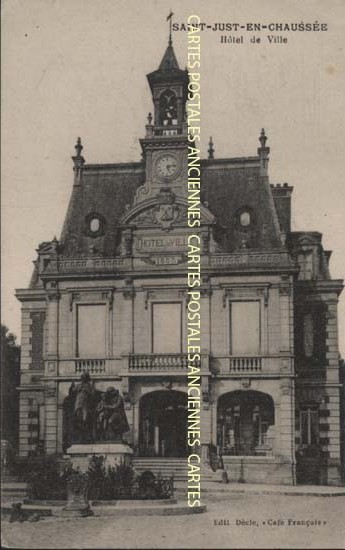 Cartes postales anciennes > CARTES POSTALES > carte postale ancienne > cartes-postales-ancienne.com Hauts de france Saint Just En Chaussee