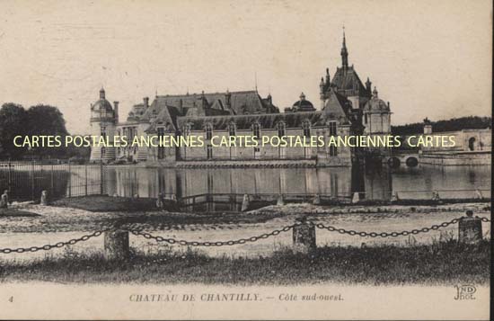 Cartes postales anciennes > CARTES POSTALES > carte postale ancienne > cartes-postales-ancienne.com Oise  Chantilly