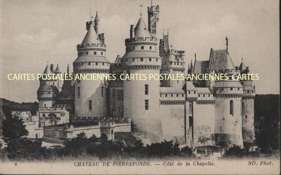Cartes postales anciennes > CARTES POSTALES > carte postale ancienne > cartes-postales-ancienne.com Oise  Pierrefonds
