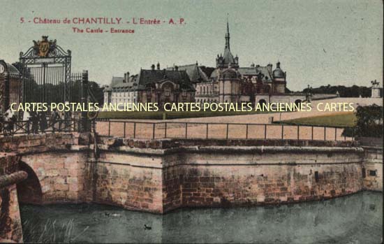 Cartes postales anciennes > CARTES POSTALES > carte postale ancienne > cartes-postales-ancienne.com Oise  Chantilly