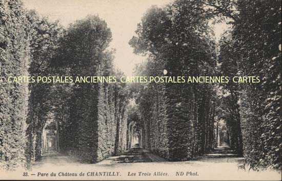 Cartes postales anciennes > CARTES POSTALES > carte postale ancienne > cartes-postales-ancienne.com Oise  Chantilly