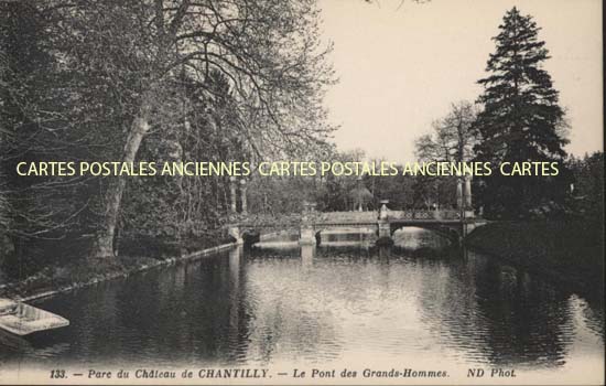 Cartes postales anciennes > CARTES POSTALES > carte postale ancienne > cartes-postales-ancienne.com Oise  Chantilly