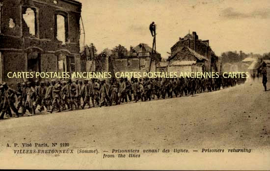 Cartes postales anciennes > CARTES POSTALES > carte postale ancienne > cartes-postales-ancienne.com Hauts de france Villers Bretonneux