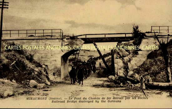 Cartes postales anciennes > CARTES POSTALES > carte postale ancienne > cartes-postales-ancienne.com Hauts de france Miraumont