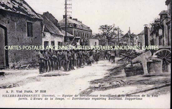 Cartes postales anciennes > CARTES POSTALES > carte postale ancienne > cartes-postales-ancienne.com Hauts de france Villers Bretonneux