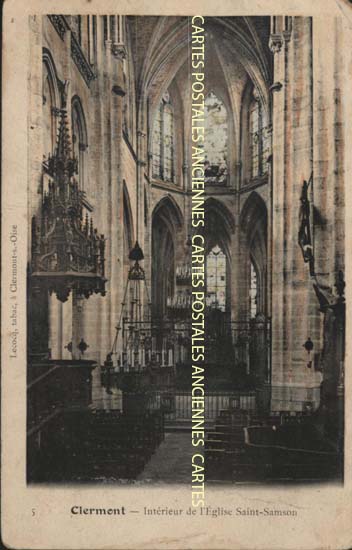 Cartes postales anciennes > CARTES POSTALES > carte postale ancienne > cartes-postales-ancienne.com Oise  Clermont